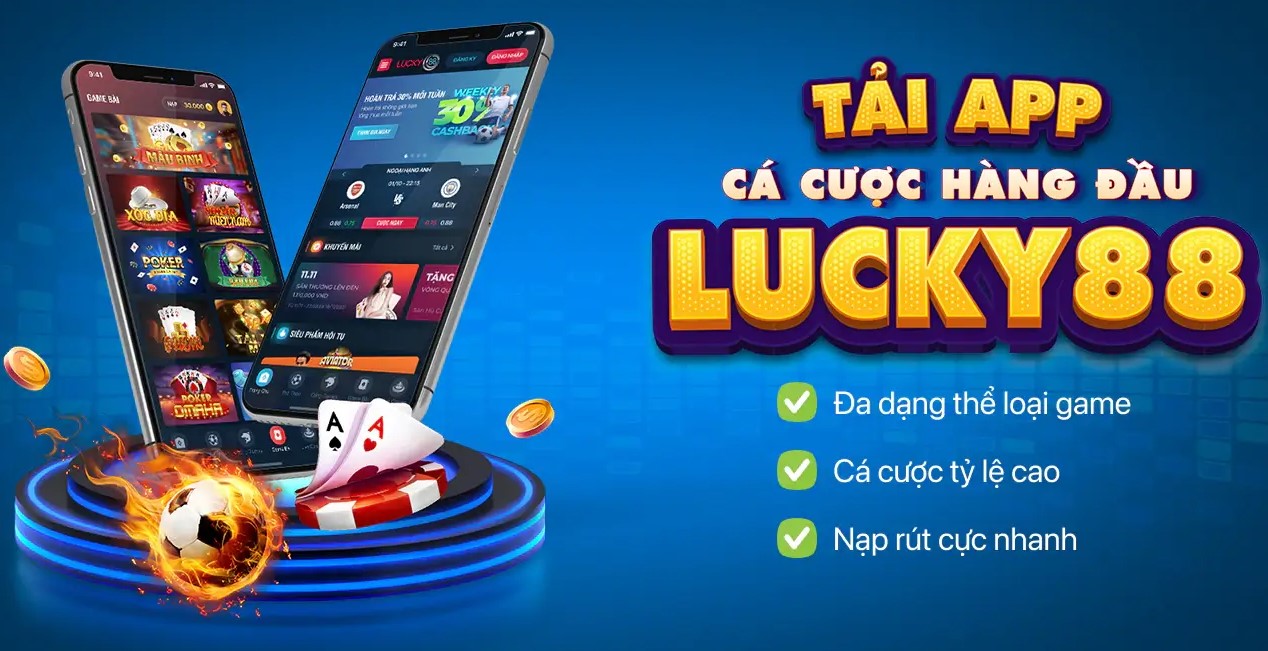 App Lucky88 có đồ họa siêu đẹp.